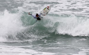 Richard Christie of Mahia/Gisborne competing at the Hyundai National Surfing Championships being held at St Clair Beach Dunedin.
